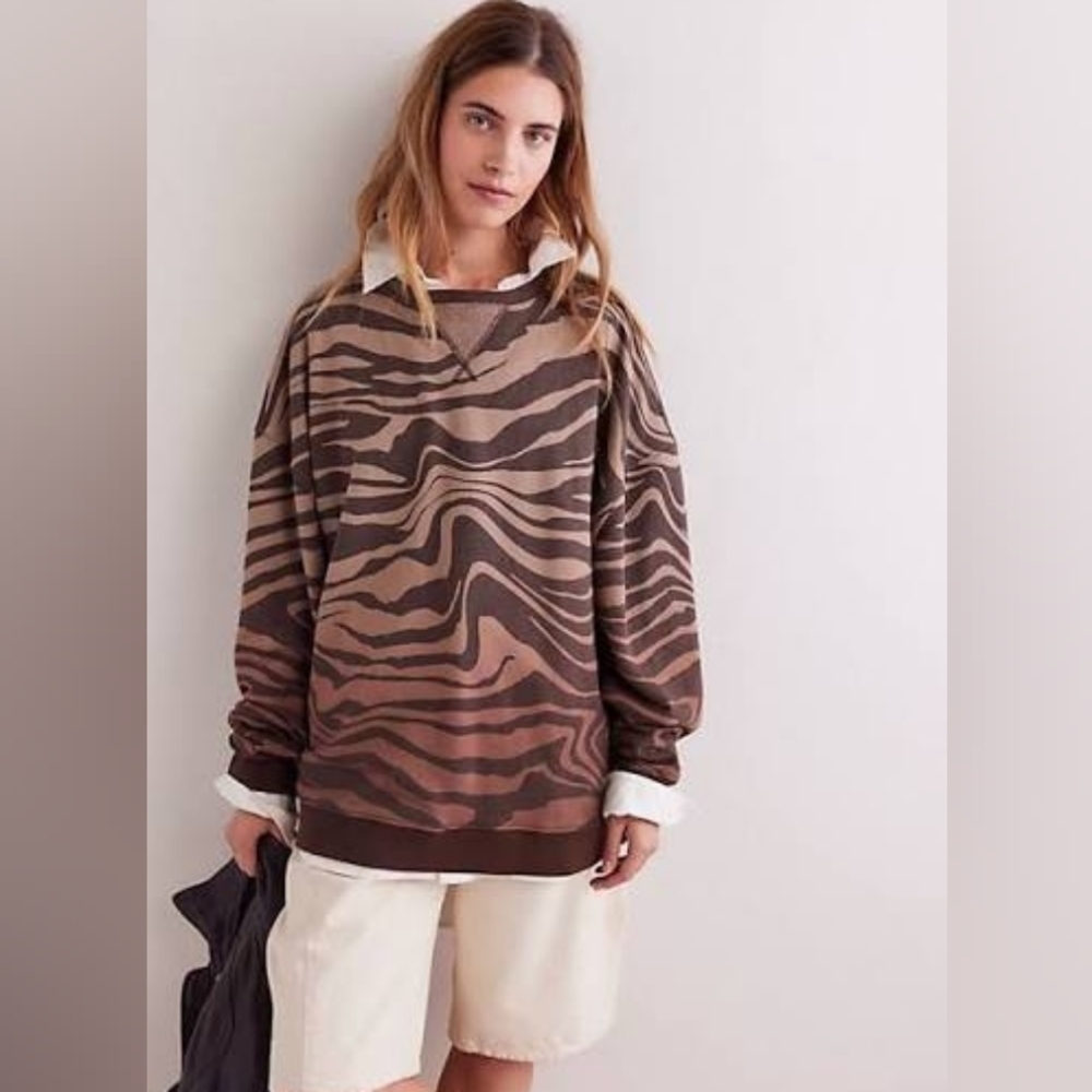 Free People Classic Printed Crewneck - Picture 2 of 4